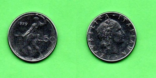 Italia lire 50 1979 - 50,