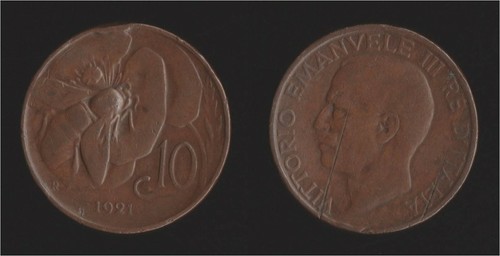 Centesimi 1921 ape - centesimi,