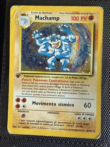 Machamp base set - 8/102, ita
