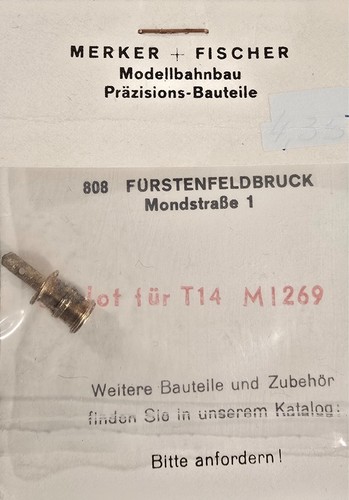 Slot merker fischer h0 per - m+f,