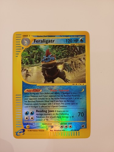 Pokémon feraligatr 165 - feraligatr, 47/165