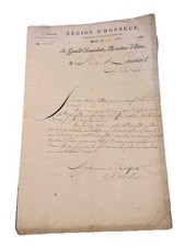 1812 Epoca Napoleone Documento