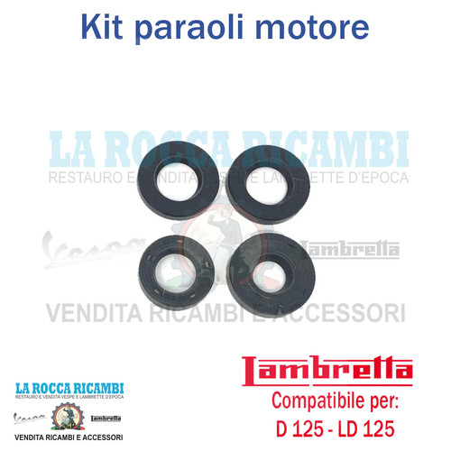 Kit paraoli motore lambretta - motore, d