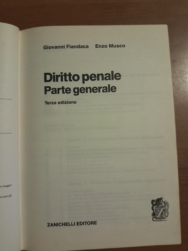 Diritto penale parte - penale,