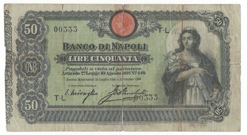 Lire banco napoli - di, decr