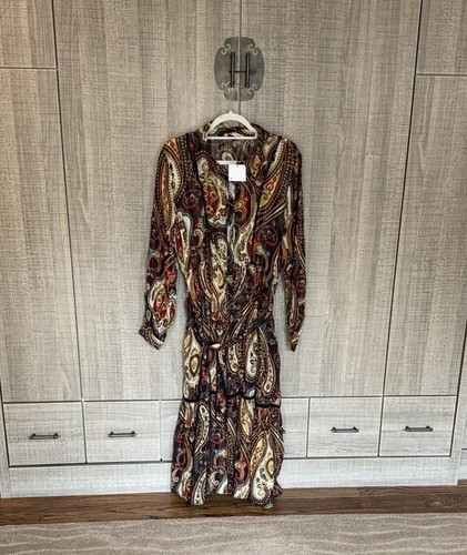 Abito midi con cintura - , zara