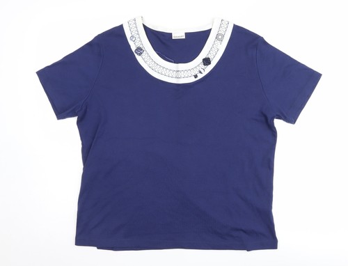 Shirt donna damart blu - t-shirt,