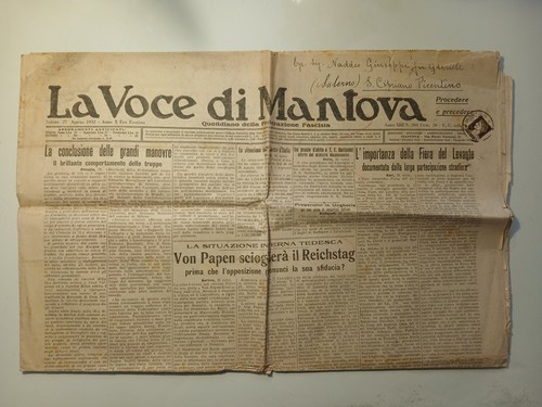 Quotidiano voce di mantova - quotidiano,