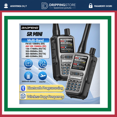 Baofeng mini walkie - uv-5r,