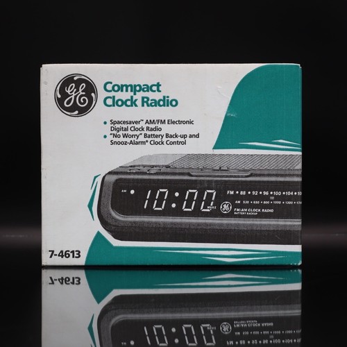 Compact clock radio nero - radio,