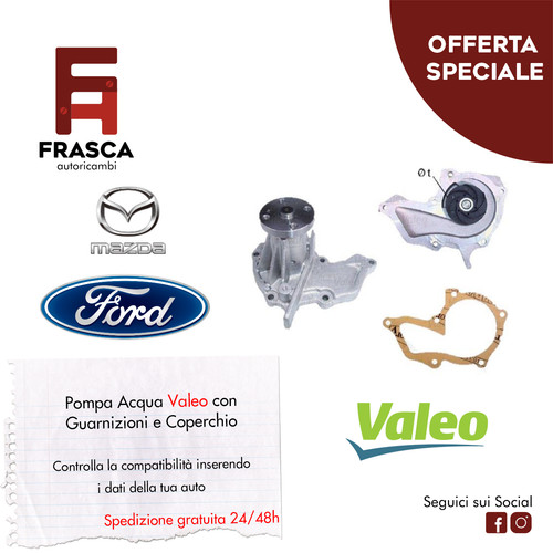Pompa acqua valeo con - pompa,