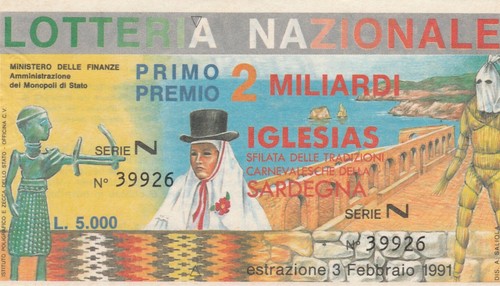 Biglietto lotteria nazionale