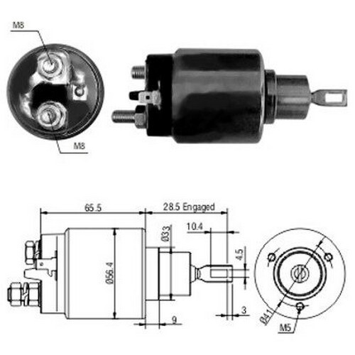 122 elettromagnete motore - 122, cv