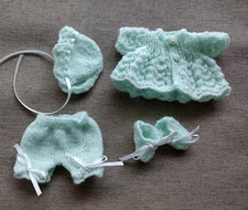 Vestiti bambola verde menta