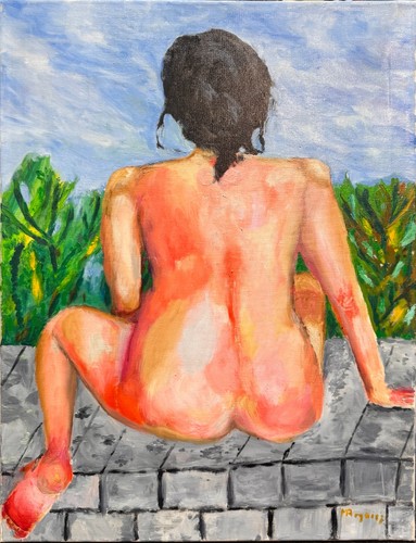 Grande quadro olio tela - grande,