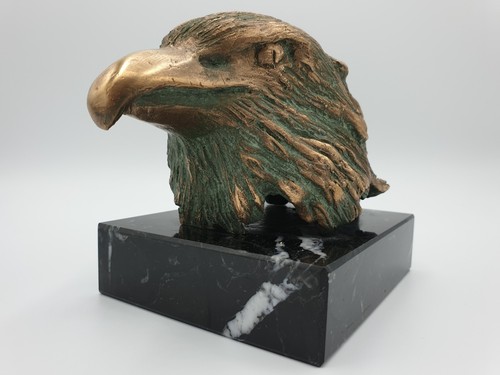 Aquila bronzo fuso cera - in, a