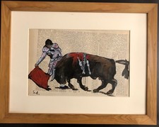  Disegno a china e pastello