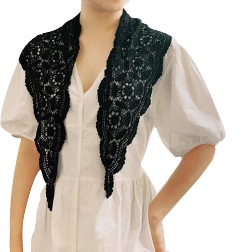 Sciarpa donna pizzo floreale - donna,