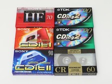 Lotto di 6 MUSICASSETTE SONY