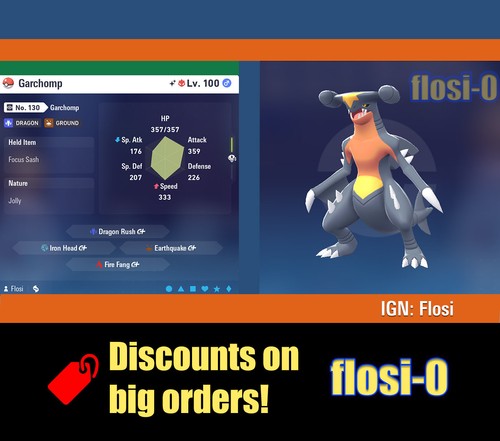 6iv shiny garchomp pokemon - 6iv,