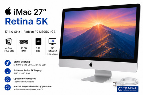 Apple imac intel i7 - 5k,