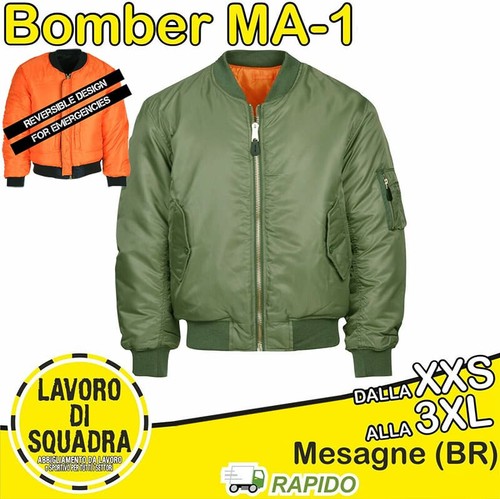 Giubbotto bomber verde od - ma-1,