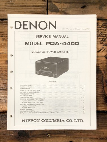 Denon poa 4400 amplificatore - poa-4400,