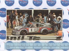 ADESIVO VINTAGE STICKER AUTOCOLLANT AUFKLEBER AUTO TUNING MARTINI RACING PORSCHE