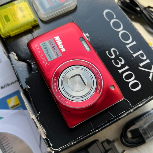 Nikon coolpix s3100 rossa - coolpix,