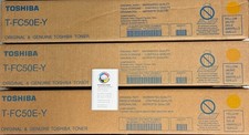 3 toner Toshiba T FC50E Y yellow per e-STUDIO 2555 3055 3555 4555 5055 NUOVO