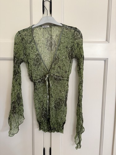 Extin top animalier pizzo - top,
