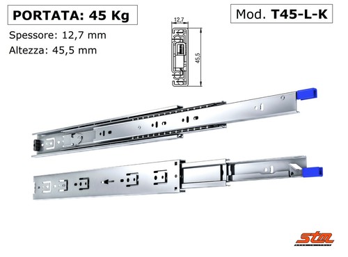 Coppia guide scorrevoli - guide, a