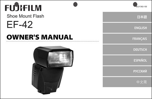 Fujifilm flash manuale - ef-42,