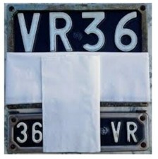 Targa Anteriore/Posteriore E