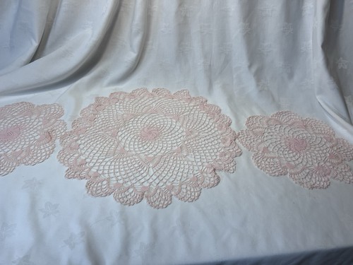 Set centrini vintage rosa - vintage,