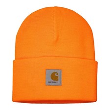 Acrylic Watch Hat Pop Orange -