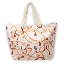 Borsa beige donna da mare