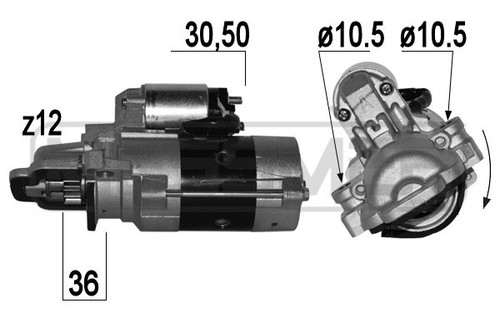 Messmer motorino avviamento - motorino, di