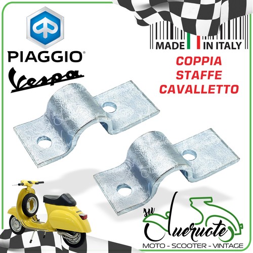 Coppia staffe piastra - coppia,