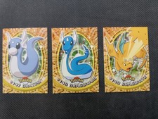 Dratini Dragonair Dragonite MINT  TOPPS 1999 Pokemon Cards Series 2