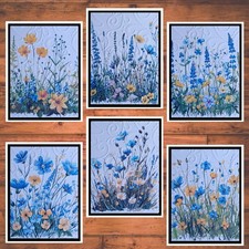 Wildflower Embossed Card Kit
