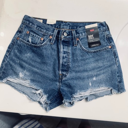Pantaloncini denim donna levis - denim,