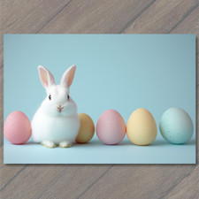 Art Print Baby Bunny Pastel