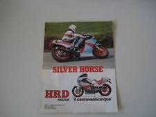 advertising Pubblicità 1985 MOTO HRD 125 SILVER HORSE