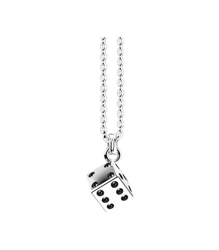 Collana uomo catenina dado
