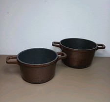 Set 2 pentole in ghisa vintage
