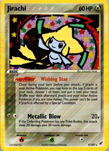 Pokemon tcg jirachi 107 - tcg, ex