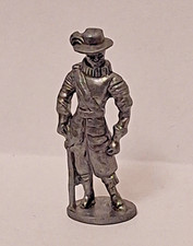 Sorpresine Soldatini kinder metal  Moschettieri 4 - 40mm ferro lucido