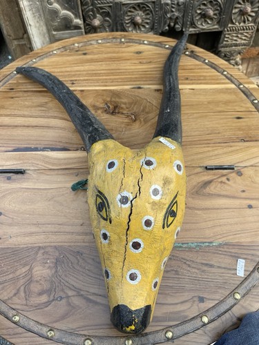 Antica scultura testa - , cervo