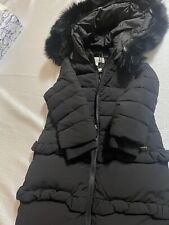 Piumino Nero twinset pelliccia